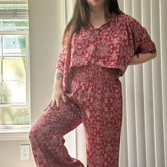 Free People Intimately Silky Misty Mornings Pajama Set - Picture 2 of 7